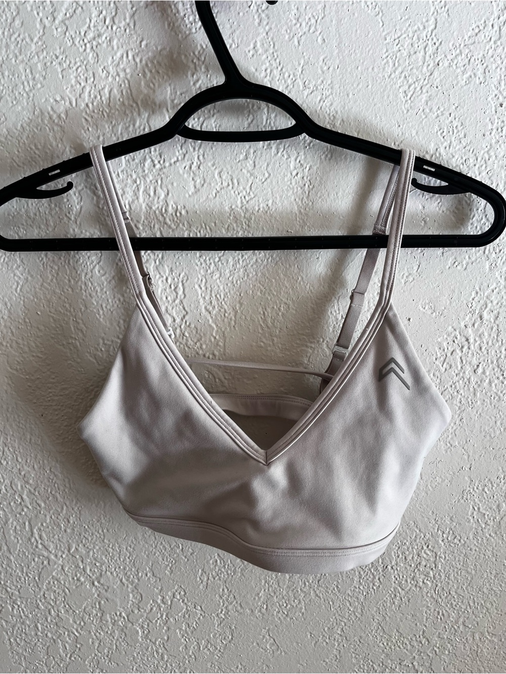 Light Gray V-Neck Bralette - Unbranded